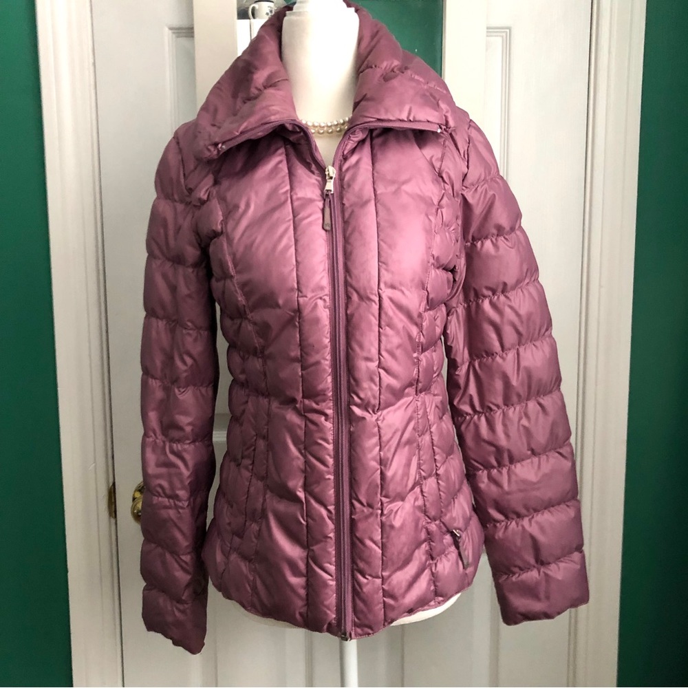 GIII dusty rose goosedown jacket small